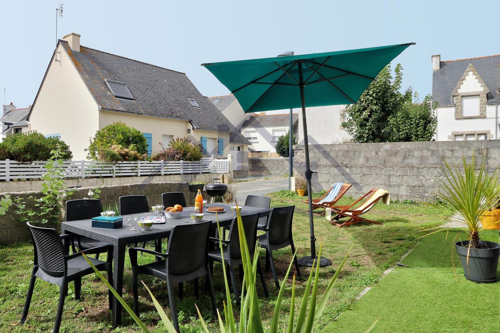Ty Geoland - Maison à deux pas du centre avec jardin au Guilvinec - Wifi inclus - Animaux bienvenus- Linge de lit inclus - Serviettes et ménage de fin de séjour en option Extérieur photo