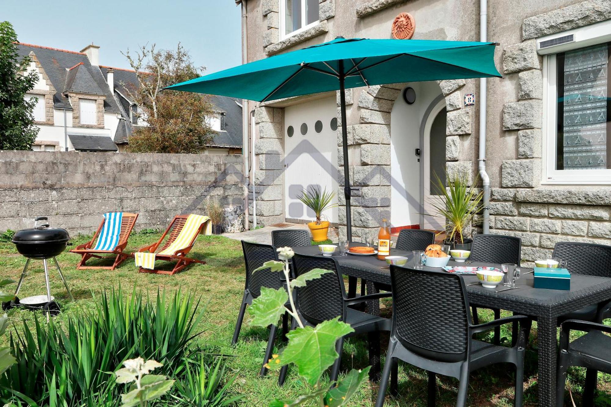 Ty Geoland - Maison à deux pas du centre avec jardin au Guilvinec - Wifi inclus - Animaux bienvenus- Linge de lit inclus - Serviettes et ménage de fin de séjour en option Extérieur photo